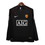 07-08 Retro Long Sleeve Manchester United #7 Ronaldo Third Away Soccer Jersey
