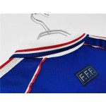 1998 France Retro Jersey Home World Cup