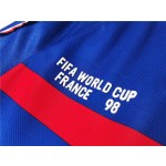 1998 France Retro Jersey Home World Cup
