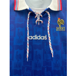 1996 France Retro Jersey Home Euro Cup