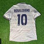 Ronaldinho Gaucho 10 - Barcelona 20032004 Blue Garnet Retro Jersey Trikot