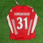 Bastian Schweinsteiger FC Bayern Munich 201011 Red Retro Trikot Jersey Trikot
