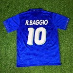 1994 World Cup Roberto Baggio Italy Retro Jersey Maillot Trikot Maglia Soccer Shirt