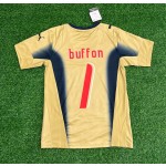 Gianluigi Buffon Italy 2006 World Cup Retro Goalkeeper Jersey