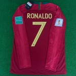 Cristiano Ronaldo Portugal 2018 World Cup Retro Jersey Trikot Maglia Soccer Shirt