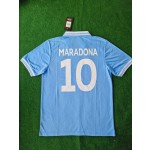 Diego Armando Maradona 10 - Napoli 1986 1987 Retro Football Jersey Trikot Maillot Maglia