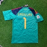 Iker Casillas Spain 2010 World Cup Final Retro Jersey Trikot Camiseta Maillot Soccer Soccer Shirt