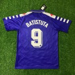 Gabriel Batistuta 9 Fiorentina 1998 Retro Purple Kit Jersey Trikot