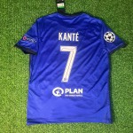 N'Golo Kante Chelsea 2021 Champions League Final Porto Blue Retro Kit Jersey Trikot Maglia Soccer Shirt