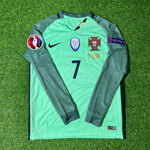 Cristiano Ronaldo Portugal 2018 World Cup Long Sleeve Retro Football Jersey Kit
