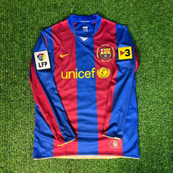 Samuel Eto'o Barcelona 2007 Retro Football Jersey