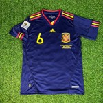 Andrés Iniesta 8 - Spain Away 2010 World Cup Final Retro Jersey Trikot Maillot Camiseta