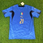 Andrea Pirlo 21 – Italy 2006 World Cup Final Retro Kit Jersey –  Trikot  Maillot Soccer Shirt