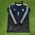 Oliver Kahn – Germany Deutschland 2002 World Cup Goalkeeper Retro Kit Jersey –  Trikot  Maillot Soccer Shirt
