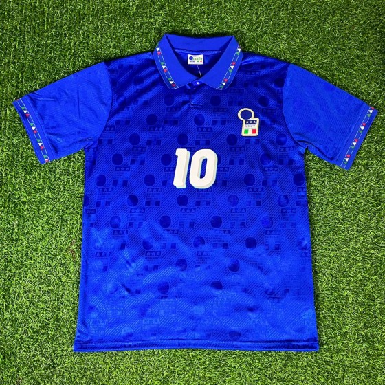 1994 World Cup Roberto Baggio Italy Retro Jersey Maillot Trikot Maglia Soccer Shirt