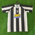 Alessandro Del Piero Juventus 2004-2005 White & Black Retro Jersey  Kit  Trikot  Maillot Soccer Shirt