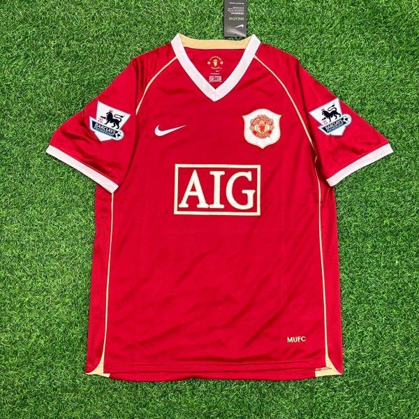 Nemanja Vidic Manchester United 200607 Red Kit Jersey Trikot Maglia Soccer Shirt