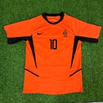 Dennis Bergkamp Netherlands 2002 World Cup Retro Jersey Maillot Trikot Maglia