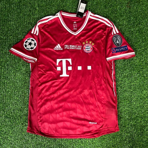 Arjen Robben Bayern Munich 2013 Champions League Wembley Final Jersey Trikot Soccer Shirt