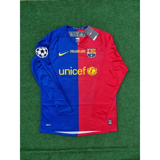 Lionel Messi Barcelona 2009 Champions League Final Retro Jersey
