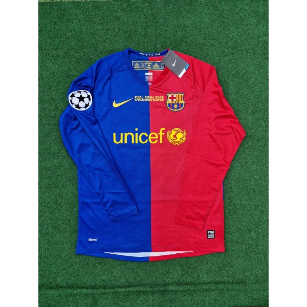 Lionel Messi Barcelona 2009 Champions League Final Retro Jersey
