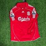Fernando Torres Liverpool 2007-2008 Red Retro Kit Jersey Trikot Maillot Soccer Shirt