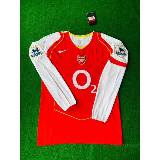 Thierry Henry Arsenal Retro Long Sleeve Football Jersey