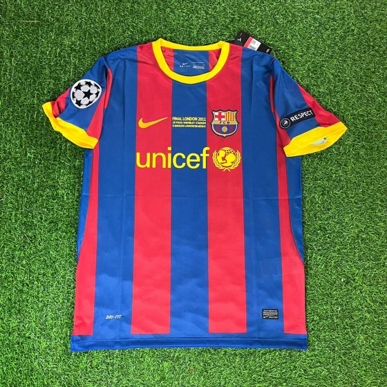 Lionel Messi 10- Barcelona 2011 London Final Jersey Trikot Maillot Soccer Shirt