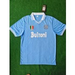 Diego Armando Maradona 10 - Napoli 1986 1987 Retro Football Jersey Trikot Maillot Maglia