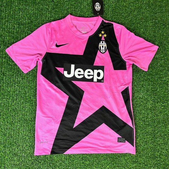 Paul Pogba – Juventus Pink 20122013 Season Retro Jersey Soccer Shirt