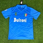 Diego Armando Maradona Napoli 1988 Retro Vintage Football Maillot Maglia Jersey Trikot