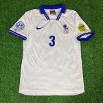 Paolo Maldini Italy EURO 1996 White Retro Jersey