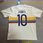James Rodriguez Colombia White Jersey Camiseta Trikot Maglia Soccer Shirt
