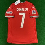 Cristiano Ronaldo Portugal UEFA Nations League Winner Red Jersey Trikot Maillot Soccer Shirt