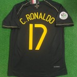 Cristiano Ronaldo #cr7 - Portugal 2006 World Cup Black Jersey Trikot