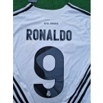 Cristiano Ronaldo CR7 Real Madrid 2009 2010 Debut First Year Number 9 Jersey Soccer Shirt