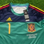 Iker Casillas Spain 2010 World Cup Final Retro Jersey Trikot Camiseta Maillot Soccer Soccer Shirt