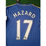 Eden Hazard Chelsea 2012-13 Premier League Patch Blue Retro Football Jersey