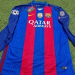 Neymar JR Barcelona 2016 Retro Jersey Soccer Trikot Maillot