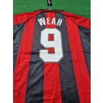 George Weah AC Milan 1998-1999 Retro Football Jersey