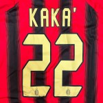 Kaká 22 – Milan 20032004 Red & Black Home Retro Kit Jersey Trikot Maillot