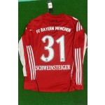 Bastian Schweinsteiger FC Bayern Munich 201011 Red Retro Trikot Jersey Trikot