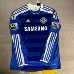 Frank Lampard Chelsea 2011 2012 EPL Patch Retro Long Sleeve Jersey Soccer Shirt