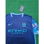Sergio Kun Aguero 10- Manchester City 2016 2017 Season Retro Jersey Maillot Trikot Maglia