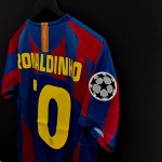 Ronaldinho Gaucho Barcelona 2006 Final Retro Short Sleeve Football Jersey