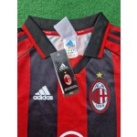 George Weah AC Milan 1998-1999 Retro Football Jersey