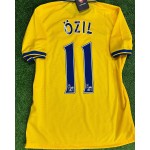 Mesut Özil – Arsenal 20132014 Yellow Retro Kit Jersey Trikot Maillot