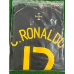 Cristiano Ronaldo #cr7 - Portugal 2006 World Cup Black Jersey Trikot