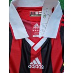 Ronaldinho Milan 2009 2011 Retro Long Sleeve Jersey Maillot Trikot Maglia