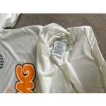 Neymar Jr Santos FC White Retro Long Sleeve Football Jersey Trikot